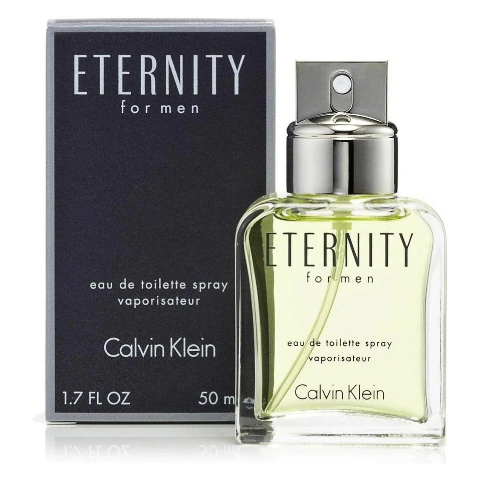 ETERNITY por CALVIN KLEIN colonia para hombres EDT 1,7 oz nueva en caja Foto 1 de 1