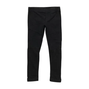 Harper Canyon Faded Black Washed Kids' Moto Stretch Leggings - Picture 1 of 7