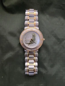 Orologio Orologio One Dollar Silver Coin Face Eagle Stati Uniti - Foto 1 di 7