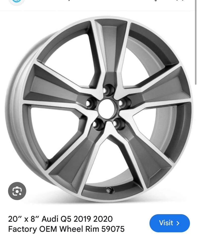 Original Audi OEM 20’ Wheels - Image 1 of 4