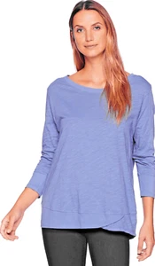 Neu mit Etikett neu FRISCHE PRODUKTE Emily 3/4-Ärmel Oberteil Bayside blau Large L UVP 65 $ - Bild 1 von 2