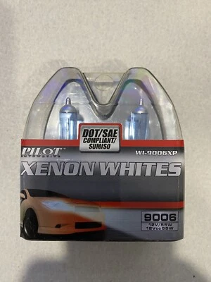 Pilot Automotive Xenon Blue Simulated H.I.D Bulbs 55 Watt 9006  HB4 12V - Image 1 of 4