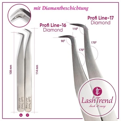 Wimpernverlängerung Pinzette für Volumentechnik | Diamond Edition  - Bild 1 von 4