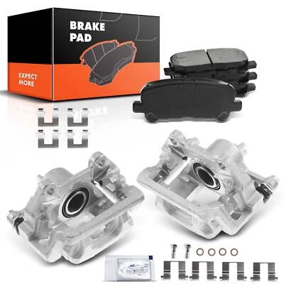 6x Pinzas de freno traseras y pastillas de freno de cerámica para Honda Pilot 2009-2015 V6 3,5 L Foto 1 de 4