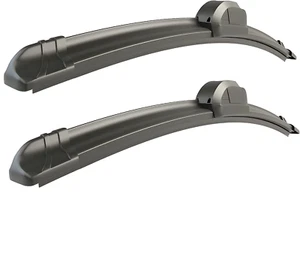 Car Front Windshield Washer Wiper Blades 24+17" Replacement for U/J Hook Arm - Picture 1 of 6