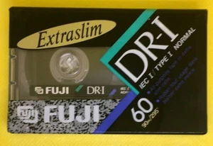 FUJI DR-I Extraslim Audio Cassette 60 New NOS NIB Sealed - Picture 1 of 2