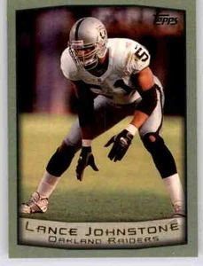 1999 Topps Lance Johnstone NFL Base Card PWE Raiders #154 - Bild 1 von 2
