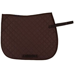 Almohadilla cuadrada de tela para montar pony cob talla GP de uso general marrón 100 % algodón - Imagen 1 de 1