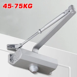 45-75KG Overhead Fire Rated Door Closer Adjustable 180° Self Automatic Closing - Picture 1 of 16