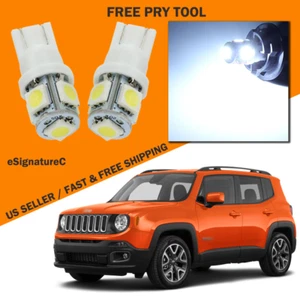 Paquete de 11 luces interiores LED blancas para Jeep Renegade 2015-2023 + HERRAMIENTA DE PALANCA - Imagen 1 de 8