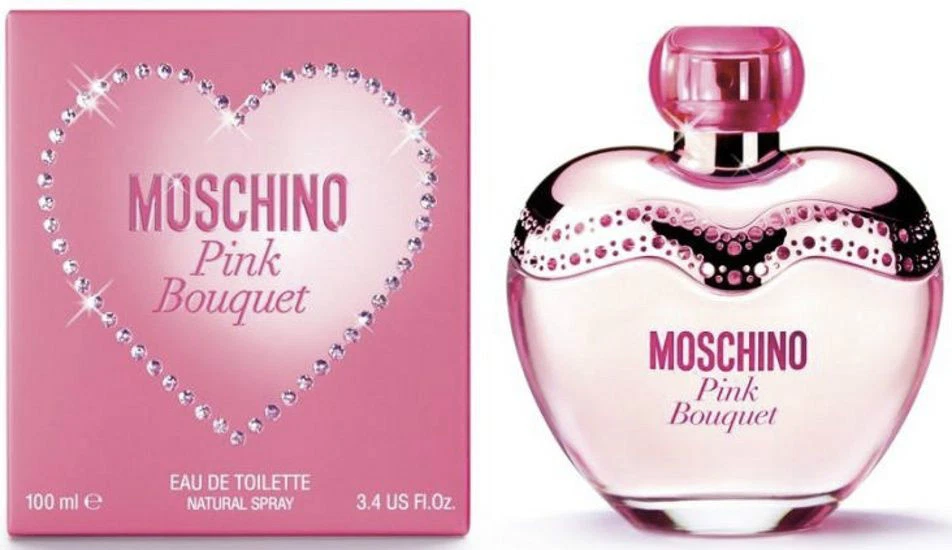 Moschino Pink Bouquet 3,4 oz (100 ml) EDT spray mujeres nuevo en caja sellada Foto 1 de 1