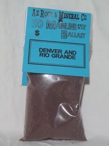 1013 RED CINDER O Scale HO Mainline BALLAST - Picture 1 of 3