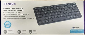 Targus - PKB86202US - Compact Bluetooth Antimicrobial Keyboard - Blue - Picture 1 of 2