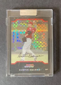 2004 BOWMAN CHROME UNCIRCULATED XFRACTOR REFRACTOR #109 AUSTIN KEARNS - 102223A - Picture 1 of 2