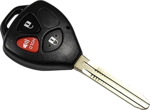 HQRP 3 Botones Carcasa para llave mando remoto compatible con Scion xb 2008 2009 - Picture 1 of 7