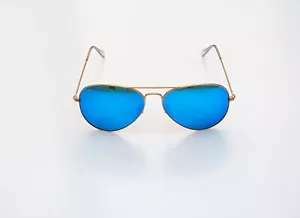 Ray-Ban Sunglasses Aviator Blue Mirror Gold RB3025 112/17 XL 62mm £100 Off NEW! - Picture 1 of 18