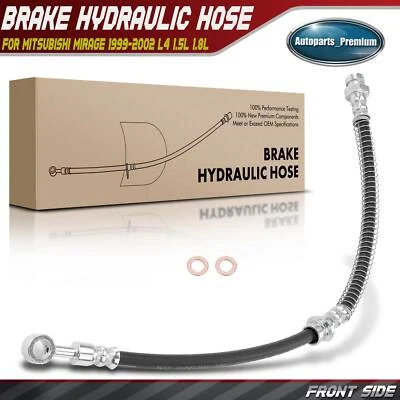 Manguera hidráulica de freno delantero izquierdo/derecho para Mitsubishi Mirage 1999-2002 1,5 L 1,8 L Foto 1 de 4
