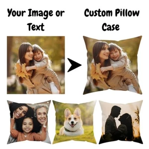 50cm - Funda de Almohada Personalizada Cojín Fotográfico Personalizado Regalo Navidad Cumpleaños - Imagen 1 de 3