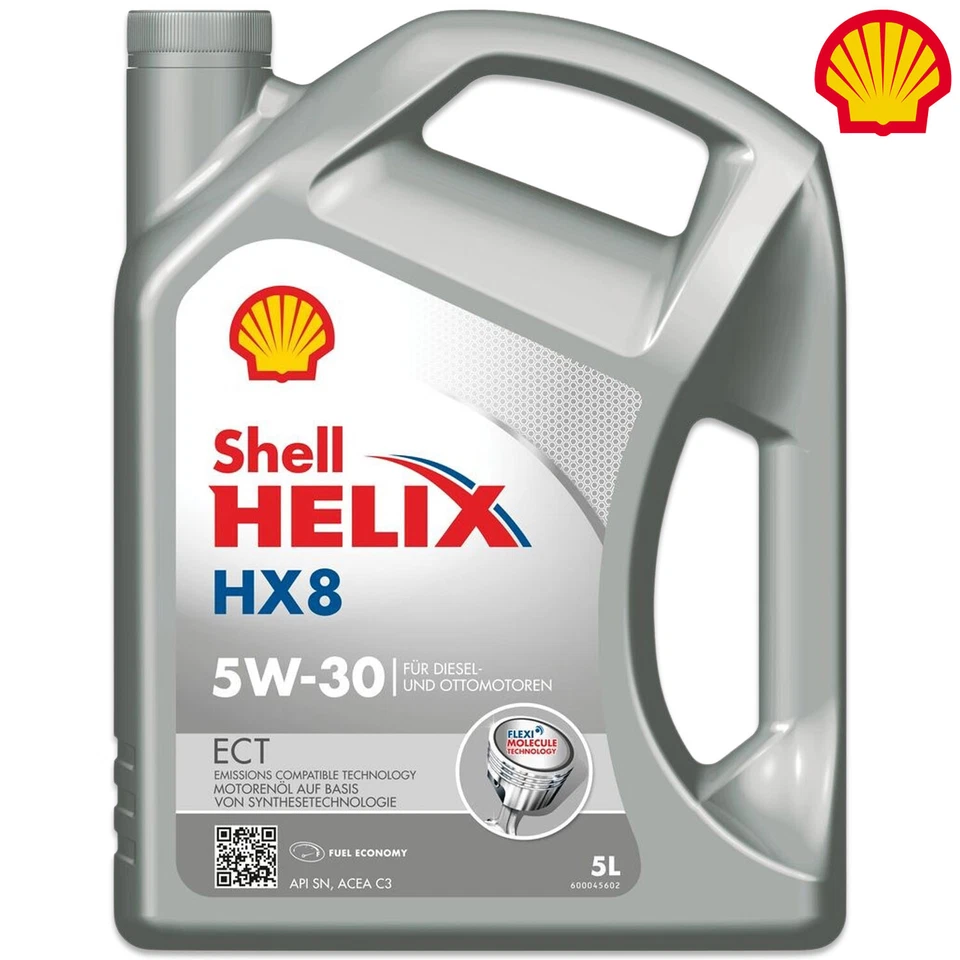 Shell Helix HX8 ECT 5W-30 Motoröl Motorenöl MB 229.31 229.51 VW 504.00 507.00 5L - Bild 1 von 1