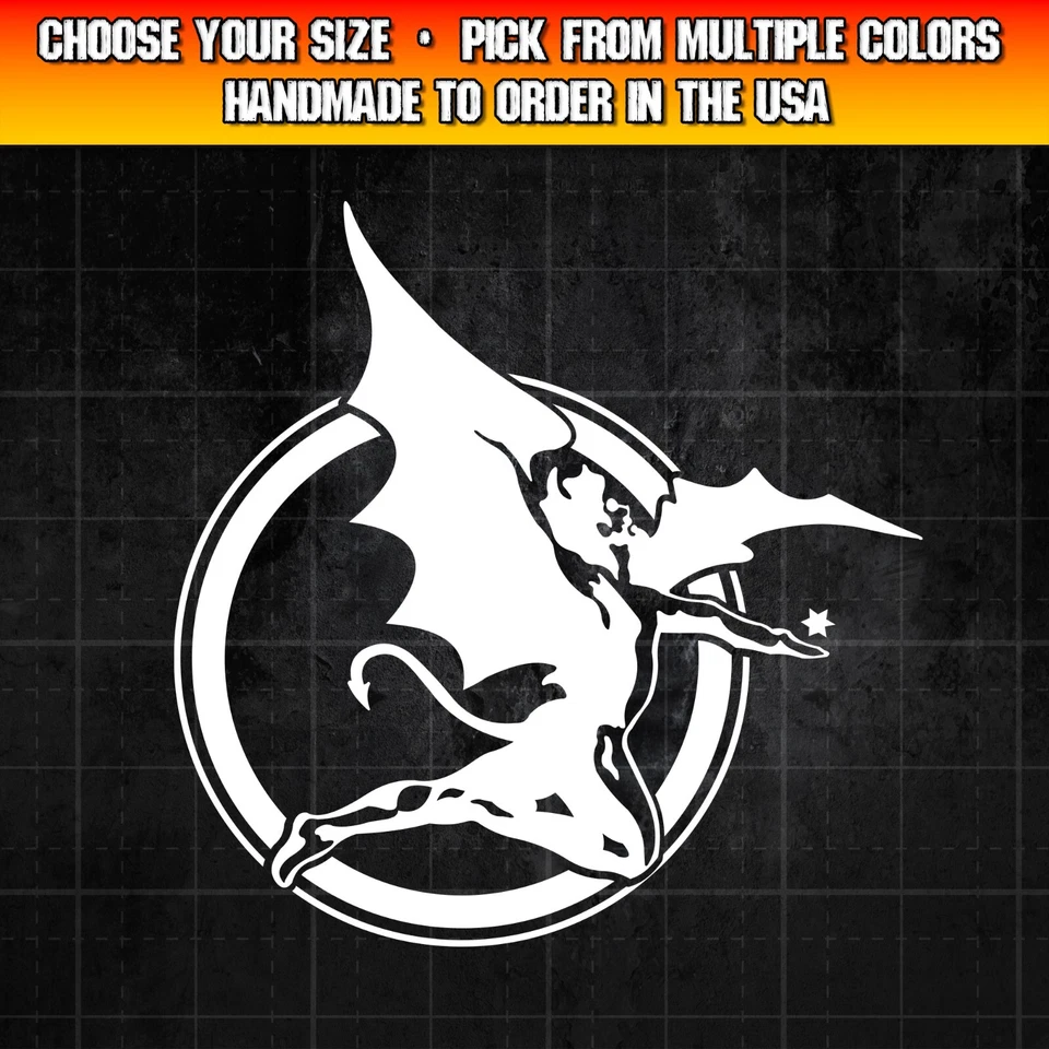 Black Sabbath Demon Decal for Cars, Trucks, Laptops, Heavy Metal Henry Decal - Image 1 of 1