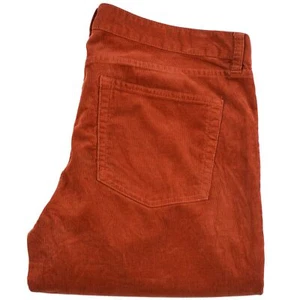 Pantaloni da donna in velluto a coste J.Crew taglia 31S arancione marrone pan... - Foto 1 di 9