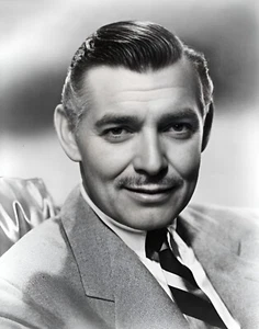 Clark Gable Schauspieler Portrait Werbung Foto Poster Kunstdruck Größe wählbar - Bild 1 von 1