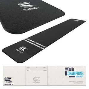 TARGET Darts World Champion Darts Mat Black and White | Dart Oche Mat with Soft  - Picture 1 of 3