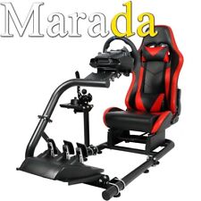 Marada Raicng Simulator Cockpit With Red Seat fit Logitech G29 G920 G923 GPRO