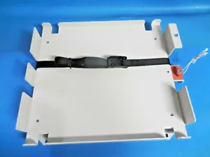 Powder Coated Aluminum Double Battery Tray with Strap & 110V Heating Element - Foto 1 di 3