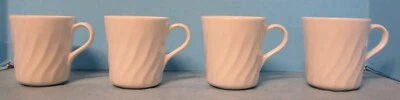 Taza tazas de gres Corelle Enhancements blanco remolino 3 1/2" Foto 1 de 4