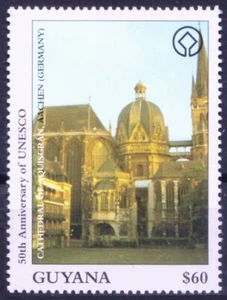 Guyana 1997 MNH, Aachen Cathedral in Germany, UNESCO World Heritage Sites - Picture 1 of 1
