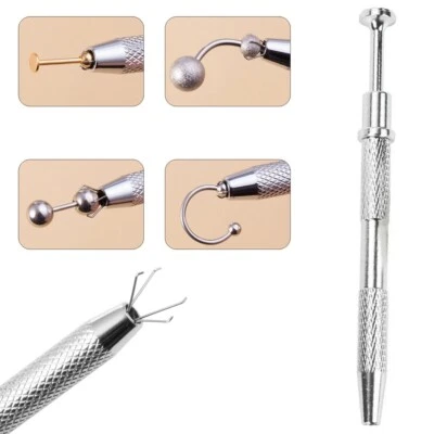 Piercing Kugel Zange Kugelhalter Greifer für Schmuck Tool Pinzette - Bild 1 von 4