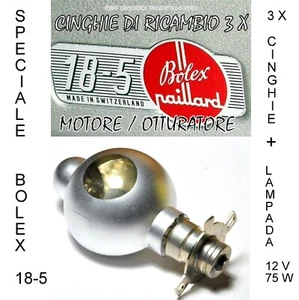 ★SPECIALE BOLEX 18-5 LAMPADA 12 V 75 W P35S + CINGHIE PER MODELLO (1965/1966)★ - Foto 1 di 6