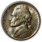 1938 Jefferson Nickel Brilliant Uncirculated Bu Coin, Stock Image #6312