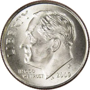 2009 P Roosevelt Dime BU Uncirculated Mint State 10c US Coin Collectible - Picture 1 of 2