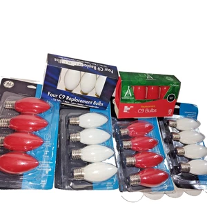 GE & Holiday Wonderland C9 Replacement Bulbs Ceramic Christmas Light Lot - Picture 1 of 5