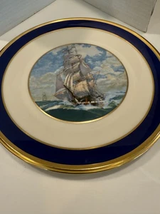 LENOX - SPEZIAL - SAMMELTELLER - SEGELSCHIFF / BOOT - 10 3/4 ZOLL - Bild 1 von 3