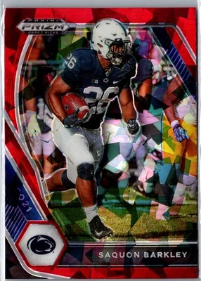 2021 Panini Prizm Draft Picks Collegiate Saquon Barkley #88 Penn State - Image 1 of 2