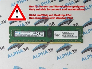 Samsung 8 GB DDR4-2133 PC4-2133P M393A1G40DB0-CPB CL15 120V Server Ram - Bild 1 von 1
