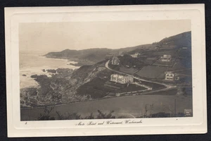 Postkarte Woolacombe bei Ilfracombe Devon der Morte Point und Wassertreffen RP - Bild 1 von 2