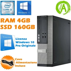Desktop PC Dell OptiPlex 3010 I3 3220 RAM 4gb SSD 160gb HDMI Wind Refurbished - Picture 1 of 3