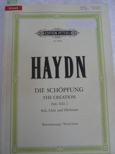 Josef Haydn" DIE SCHÖPFUNG Hob.XXI:2 für Soli, Chor + Orchester - Bild 1 von 2