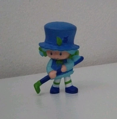 Strawberry Shortcake~Blueberry Muffin~Garden Hoe~2"~Figura de PVC~Kenner~De colección 1982 Foto 1 de 4