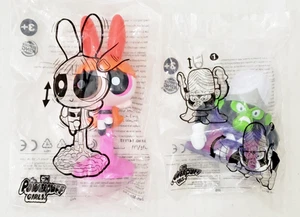 Burger King The Powerpuff Girls 2019 juego de 2 juguetes de comida para niños - Imagen 1 de 10