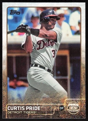 2015 Topps Update Pride and Perseverance #PP-2 Curtis Pride - Image 1 of 2