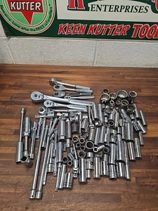 K346 - Lote de enchufes y trinquetes de EE. UU. - Mayormente artesanal - Pocas otras marcas también - Imagen 1 de 17