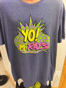 YO! MTV RAPS T-SHIRT XXL ED LOVER DR. DRE FAB 5 FREDDY HIP HOP - Foto 1 di 2