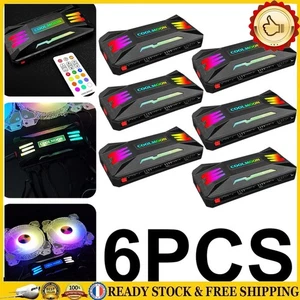 RGB Controller 4Pin PWM 5V 3Pin ARGB Fan Remote Control (Black) -NE2 - Afbeelding 1 van 12