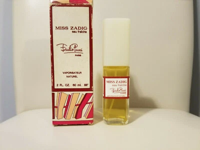 DE COLECCIÓN RARO MISS ZADIG EAU FRAICHE PERFUME EMILIO PUCCI 2 FL OZ 60 ml spray Foto 1 de 3