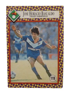 Pegatina Cromy Futbol Mania Argentina José Basualdo 1993 Vélez Sarsfield #119 Foto 1 de 3